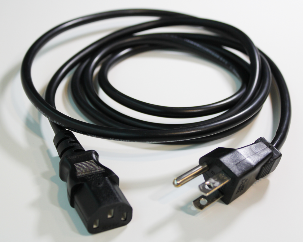 picture of the power cord for a safecapture HD device